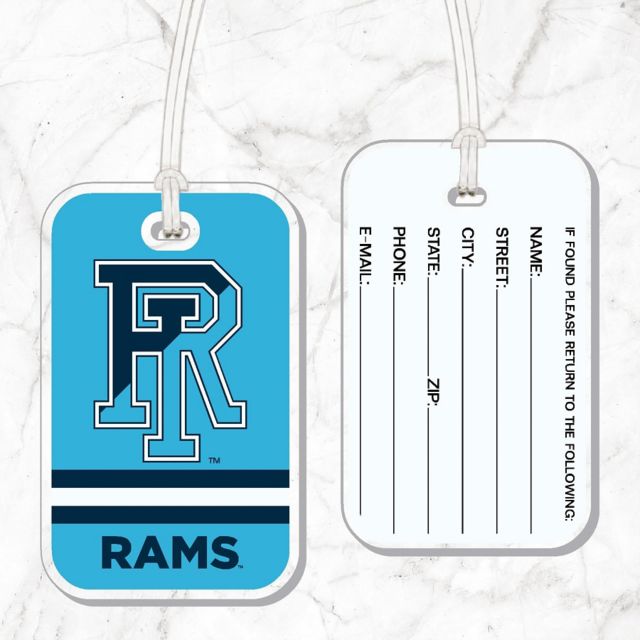 University of Rhode Island Rams Acrylic Bag Tag