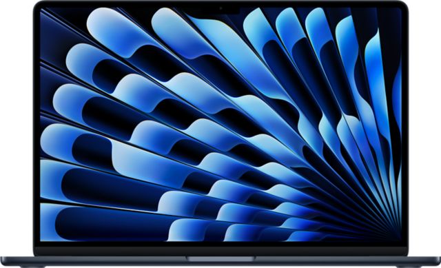 Apple - 15-inch MacBook Air: Apple M4 chip Built for Apple Intelligence - 24GB Memory - 512GB SSD - Midnight