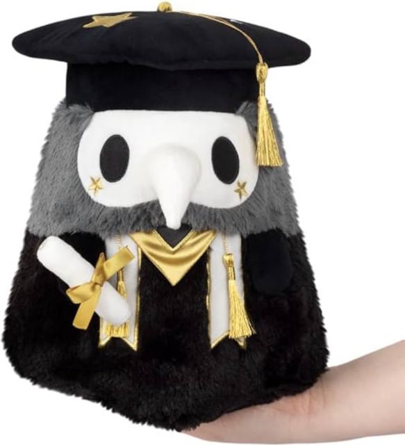 Mini Squishable Grad Doc Plagu Black/Grey